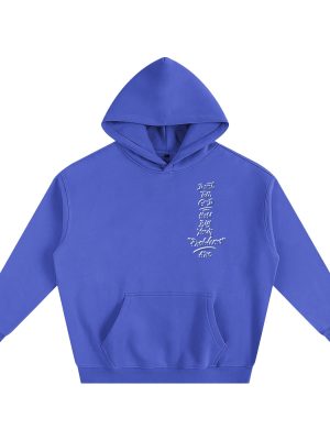 2ab61f4f8d4d49a8aabf680f6a39a0bb.jpg God is Bigger Oversize Fleeced Hoodie Electric Blue