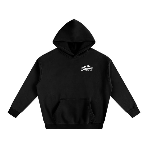 34886049e1f74175bc7aa7e86ce23a89.jpg Blessings Black Oversize Fleeced Hoodie