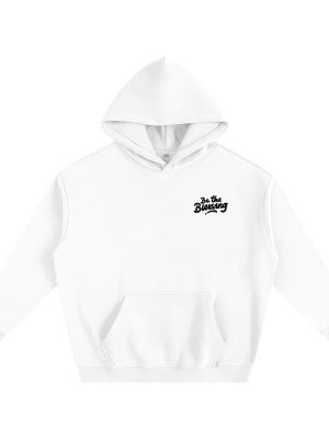 49b67da72b494dd5996461595f4e79f7.jpg Blessings White Oversize Fleeced Hoodie