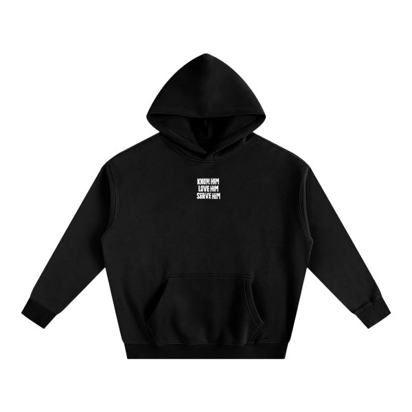 5f01a986c1cc4ee7a7f61a1a43ae63b2.jpg Know Him Oversize Black Fleeced Hoodie