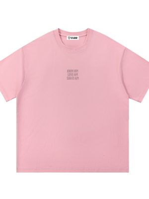 75d9114414f441bf97e0a962bb285332.jpg Love Him Cotton T-Shirt Pink