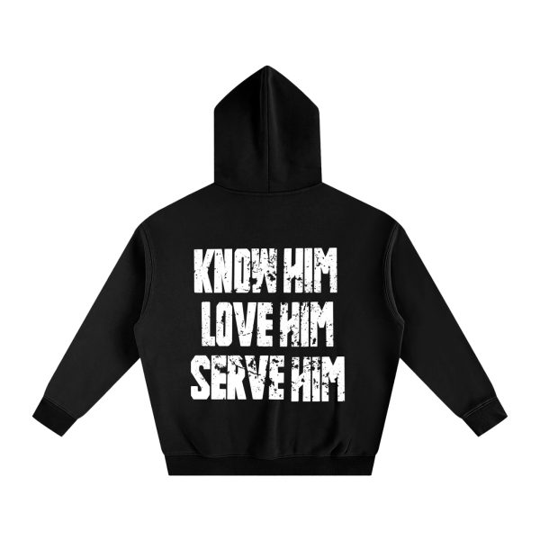 91f22c76d6204d31ae400bc76fffdf98.jpg Know Him Oversize Black Fleeced Hoodie