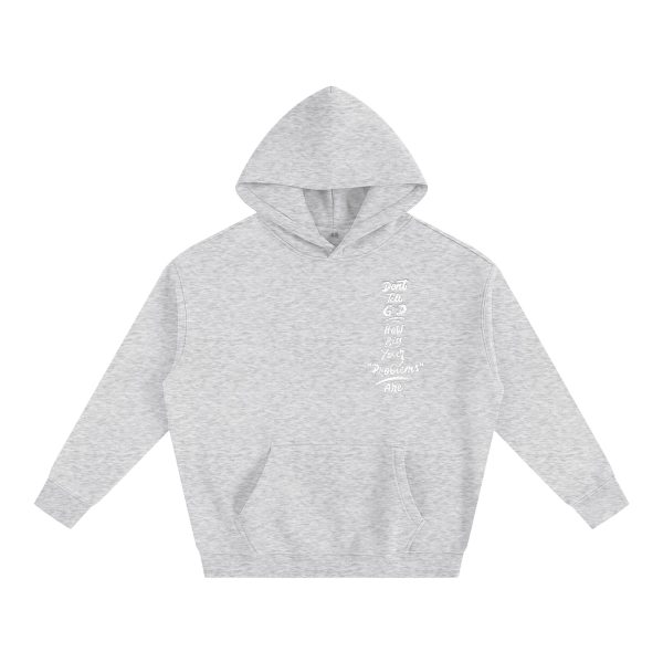 a9821c5622374aeea7e9173d6b416fa0.jpg God is Bigger Oversize Fleeced Hoodie Heather Grey