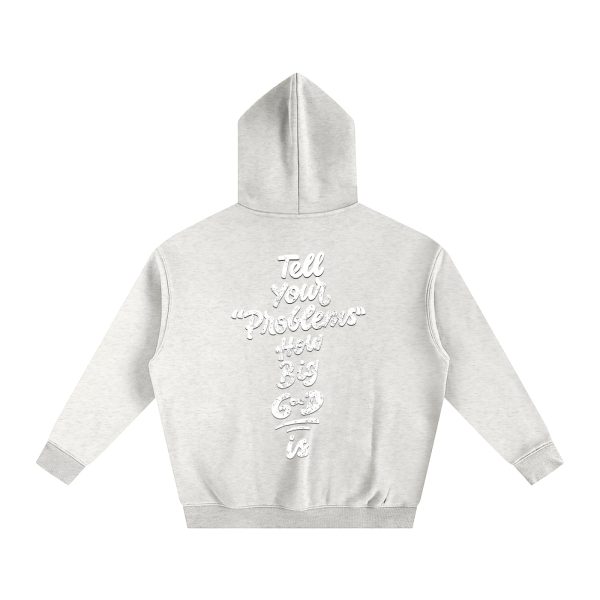 f6f3a6acc49c473a801470a504335a85.jpg God is Bigger Oversize Fleeced Hoodie Heather Grey
